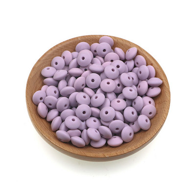 Sunrony 50 kom 12 mm biserne silikonske perle od leće Ekološke perle za narukvice DIY komponente lančića za dudu za izradu nakita