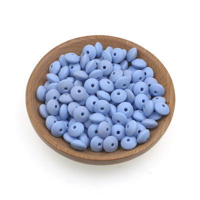 Sunrony 50 kom 12 mm biserne silikonske perle od leće Ekološke perle za narukvice DIY komponente lančića za dudu za izradu nakita