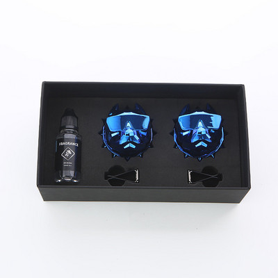 „Bulldog“ automobilių kvepalų kvapų difuzoriaus oro gaivikliai su magnetiniu spaustuku „Auto Vents“ kvapų kvepalų dovanų dėžutė Automobilio interjero dekoras