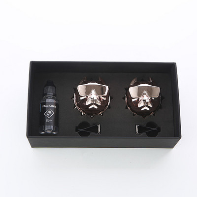 „Bulldog“ automobilių kvepalų kvapų difuzoriaus oro gaivikliai su magnetiniu spaustuku „Auto Vents“ kvapų kvepalų dovanų dėžutė Automobilio interjero dekoras