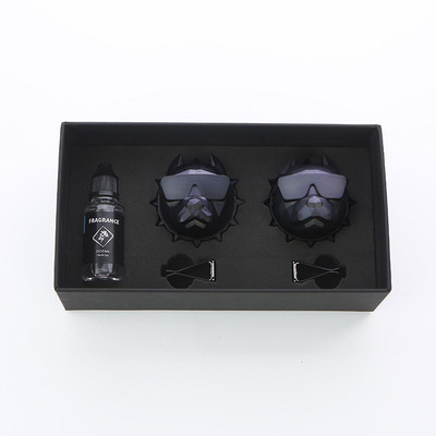 „Bulldog“ automobilių kvepalų kvapų difuzoriaus oro gaivikliai su magnetiniu spaustuku „Auto Vents“ kvapų kvepalų dovanų dėžutė Automobilio interjero dekoras