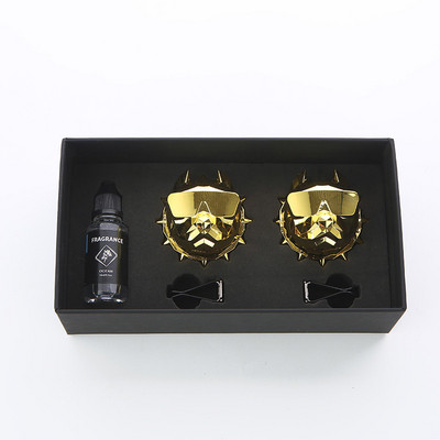 „Bulldog“ automobilių kvepalų kvapų difuzoriaus oro gaivikliai su magnetiniu spaustuku „Auto Vents“ kvapų kvepalų dovanų dėžutė Automobilio interjero dekoras