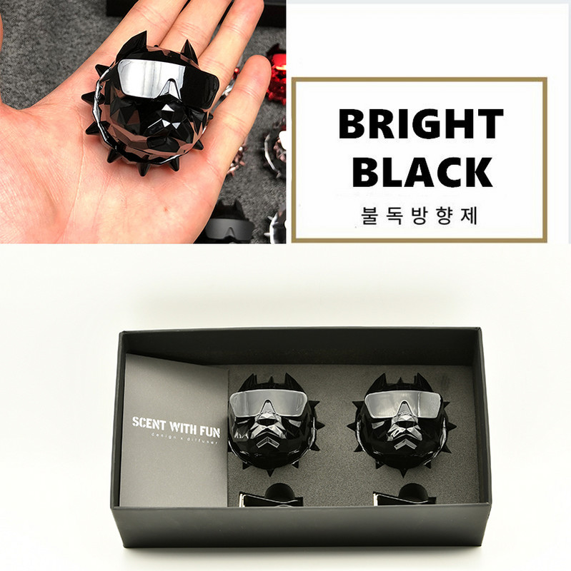 „Bulldog“ automobilių kvepalų kvapų difuzoriaus oro gaivikliai su magnetiniu spaustuku „Auto Vents“ kvapų kvepalų dovanų dėžutė Automobilio interjero dekoras