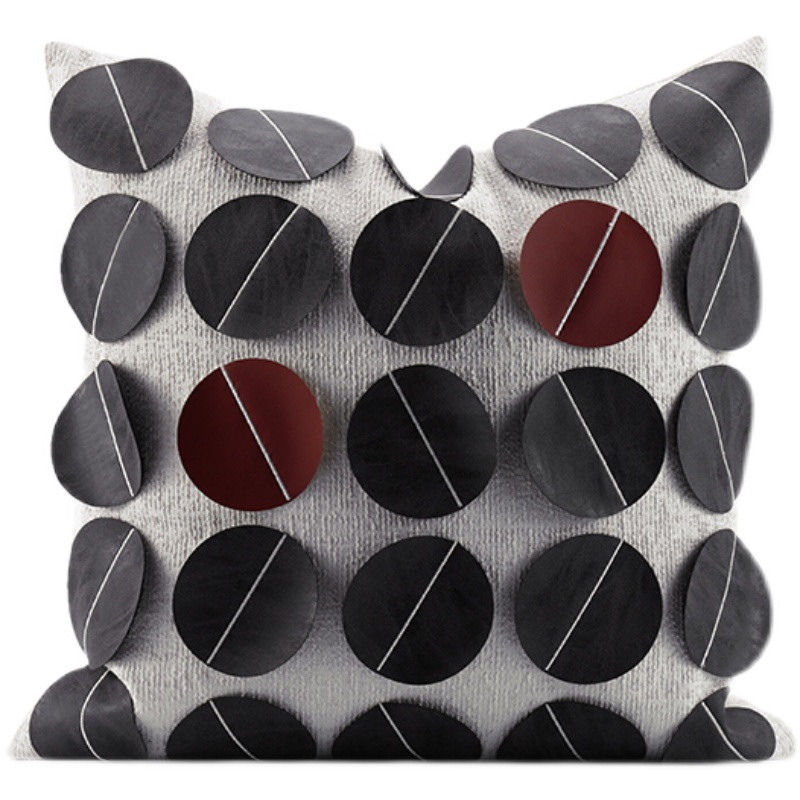 Gruba tekstura tkanine izvezene jastučnice 45x45 cm moderne europske navlake za jastuke ukrasni jastuci za kauč