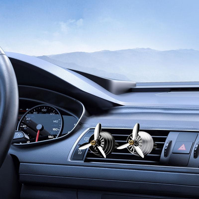 Aromaterapinis automobilio oro gaiviklis propelerio ventiliacijos spaustukas eterinio aliejaus automobilių kvepalų difuzoriaus sukimosi ventiliacijos įvynioklis oro gaiviklis automobiliui