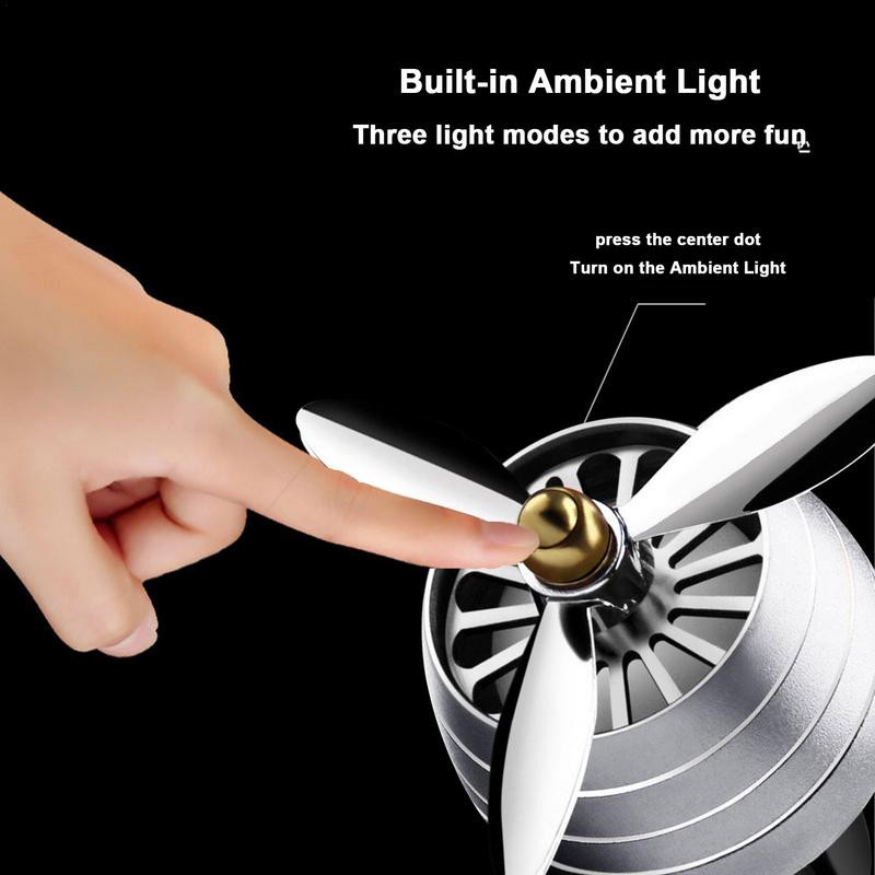 Αρωματοθεραπεία αυτοκινήτου Αποσμητικό αέρα Προπέλας Εξαερισμού Αιθέριο έλαιο Διαχύτης Αρωμάτων Αυτοκινήτου Περιστροφής Εξαερισμού Περιτύλιξης Αποσμητικό χώρου για Αυτοκίνητο