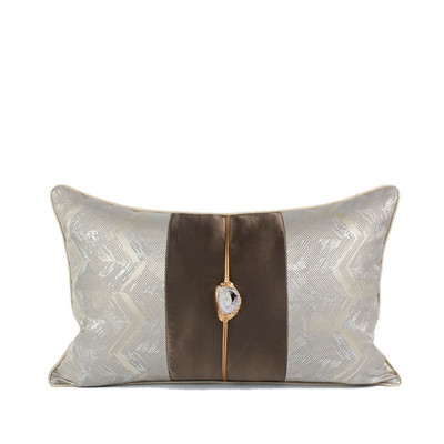 Ramadan jastučnica Jednobojni bijelo smeđi jastuci za kauč Ukrasna jastučnica oko struka za dnevnu sobu Ukrasni jastuci 30x50 cm