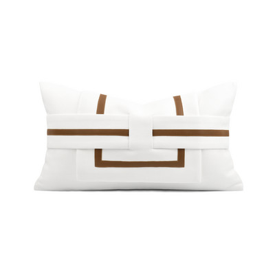 Ramadan jastučnica Jednobojni bijelo smeđi jastuci za kauč Ukrasna jastučnica oko struka za dnevnu sobu Ukrasni jastuci 30x50 cm