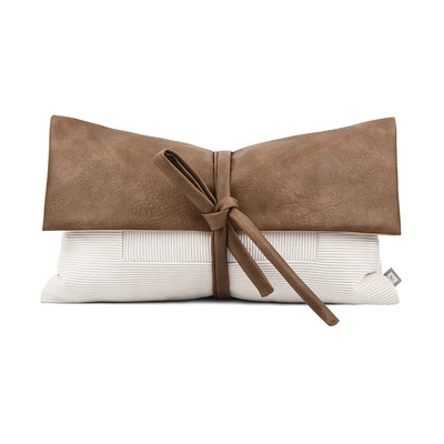 Ramadan jastučnica Jednobojni bijelo smeđi jastuci za kauč Ukrasna jastučnica oko struka za dnevnu sobu Ukrasni jastuci 30x50 cm