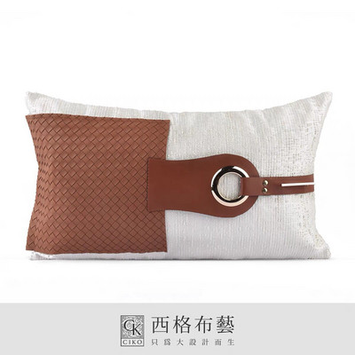 Ramadan jastučnica Jednobojni bijelo smeđi jastuci za kauč Ukrasna jastučnica oko struka za dnevnu sobu Ukrasni jastuci 30x50 cm