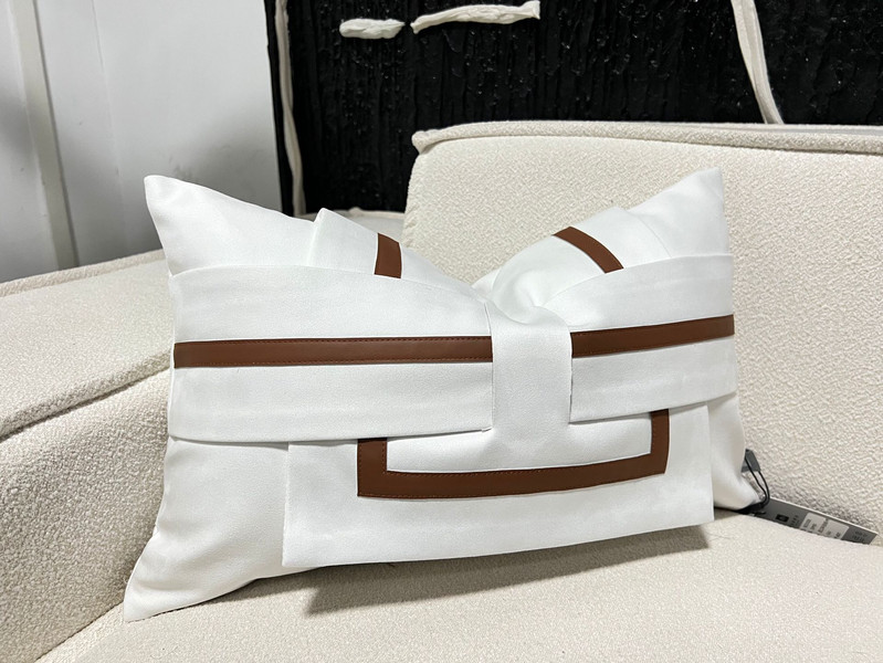 Ramadan jastučnica Jednobojni bijelo smeđi jastuci za kauč Ukrasna jastučnica oko struka za dnevnu sobu Ukrasni jastuci 30x50 cm