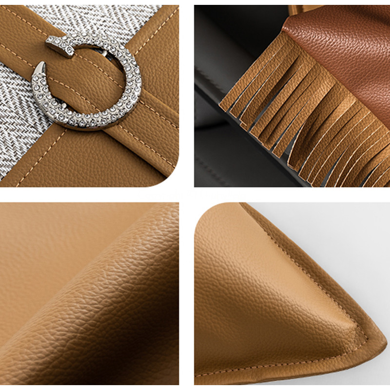 Diphylleia Aldo Cipullo Zmijska kopča Ukrasna jastučnica Luksuzna kožna spojena jastučnica Moderni starinski dekor za dom