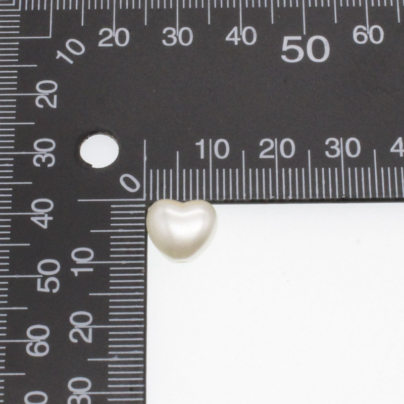 100PCS Srce akrilne perle DIY imitacija bisernog stila Izrada Ogrlica Narukvica Nakit Dodaci 10x11mm