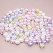 100kom 9mm šarene AB akrilne perle spuštene perle s razmakom za izradu nakita DIY privjesci za par Narukvica Ogrlica Dodaci