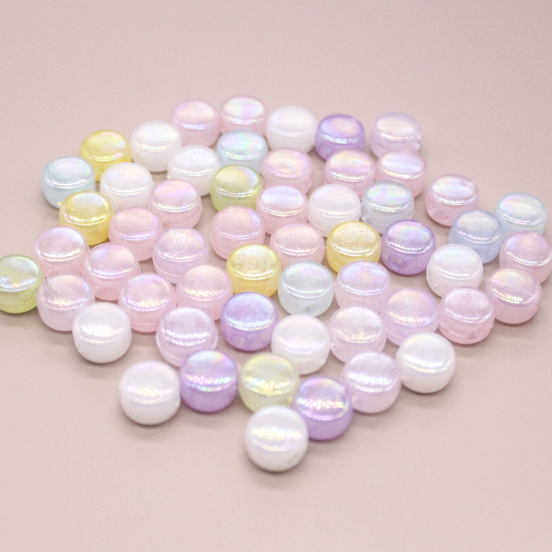 100kom 9mm šarene AB akrilne perle spuštene perle s razmakom za izradu nakita DIY privjesci za par Narukvica Ogrlica Dodaci