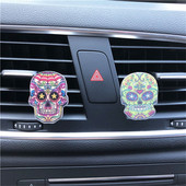 Ljupki cvijet lubanja Dodaci za automobile Akrilni automobilski parfem za klimatizaciju Nestašni uzorak Dizajn automobila 100 Original