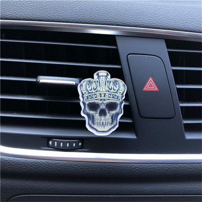 Ljupki cvijet lubanja Dodaci za automobile Akrilni automobilski parfem za klimatizaciju Nestašni uzorak Dizajn automobila 100 Original