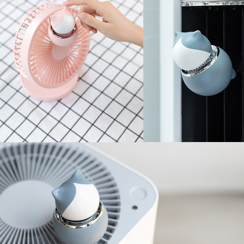 Kawaii Cat Shape Kreativni slatki dekor Dodaci za automobile Interijer Parfem Difuzor Otvor za zrak Miris ABS kopča Osvježivač zraka za automobil