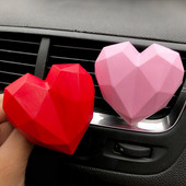 Heart Fragrance Parfem za automobil Miris D&E-projekt osvježivač zraka Automatski izlaz Otvor Čvrsti raspršivač mirisa DIY Uređenje interijera