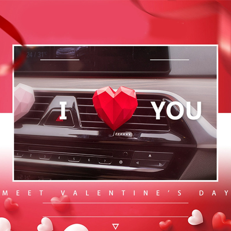 Heart Fragrance Parfem za automobil Miris D&E-projekt osvježivač zraka Automatski izlaz Otvor Čvrsti raspršivač mirisa DIY Uređenje interijera