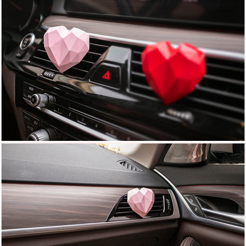 Heart Fragrance Parfem za automobil Miris D&E-projekt osvježivač zraka Automatski izlaz Otvor Čvrsti raspršivač mirisa DIY Uređenje interijera