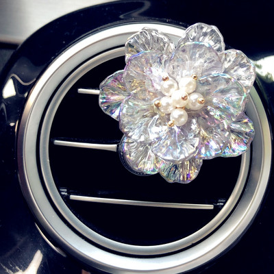 aukščiausios kokybės automobilių oro gaiviklis pelėda paukščių išleidimo anga dekoratyviniai aksesuarai krištolo gėlė puikūs automobiliniai kvepalų segtukai moterys mergaitės