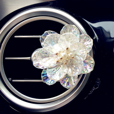 aukščiausios kokybės automobilių oro gaiviklis pelėda paukščių išleidimo anga dekoratyviniai aksesuarai krištolo gėlė puikūs automobiliniai kvepalų segtukai moterys mergaitės