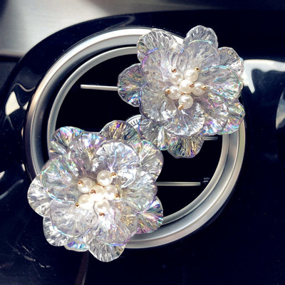 aukščiausios kokybės automobilių oro gaiviklis pelėda paukščių išleidimo anga dekoratyviniai aksesuarai krištolo gėlė puikūs automobiliniai kvepalų segtukai moterys mergaitės