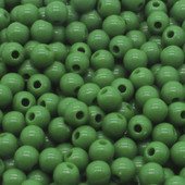 200 vnt. 6 mm tamsiai žalios spalvos akrilo apvalaus rutulinio tarpiklio karoliukai papuošalams gaminti „pasidaryk pats“ papuošalų priedai