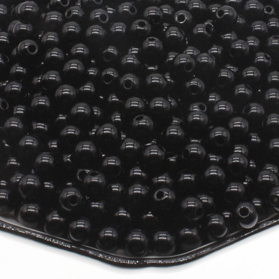 200 vnt. 6 mm tamsiai žalios spalvos akrilo apvalaus rutulinio tarpiklio karoliukai papuošalams gaminti „pasidaryk pats“ papuošalų priedai