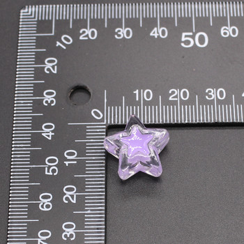 20 бр. Прозрачни акрилни мъниста във формата на звезда за изработка на бижута Направи си сам аксесоари 17 мм