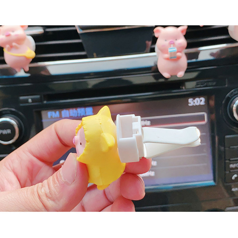 Slatka svinja Osvježivač zraka za automobil Dekoracija izlazne utičnice klima uređaja Dodaci za automobil Unutrašnjost automobila Stezaljka za aromaterapiju Stezaljka za parfem