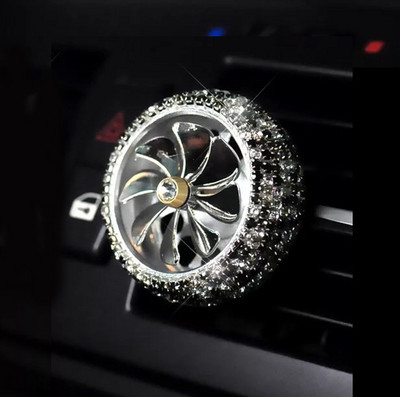Bling Crystal autós légfrissítő Automatikus kivezető parfüm Szellőző légfrissítő az autóban Klíma Clip Diffúzor Autó Styling