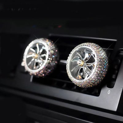 Bling Crystal autós légfrissítő Automatikus kivezető parfüm Szellőző légfrissítő az autóban Klíma Clip Diffúzor Autó Styling