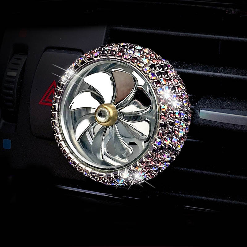 Bling Crystal autós légfrissítő Automatikus kivezető parfüm Szellőző légfrissítő az autóban Klíma Clip Diffúzor Autó Styling