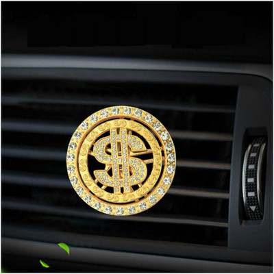Diamond Rotating Dollar Osvježivač zraka Parfem Miris Miris za auto klima uređaj Ventilacija Sjajni darovi Dodaci za automobile Superior