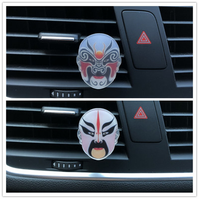 2 db Akril koponya Autóformázó Parfüm klip Lady Metal Skull Gépjármű stílus Dísz Légfrissítő