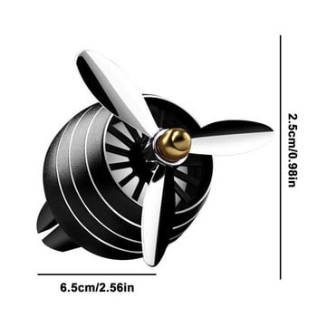 Автомобилен освежител за въздух LED светлини Автомобилен пропелер Парфюм Ароматичен дифузер Щипка за отдушник Автомобилен интериор Дифузор за етерично масло Автомобилни аксесоари