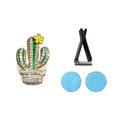 1 db Hawaii stílusú Blingbling autós légfrissítő csíptető strasszos szilárd aromaterápiás diffúzor klip Parfüm szellőző belső dekoráció
