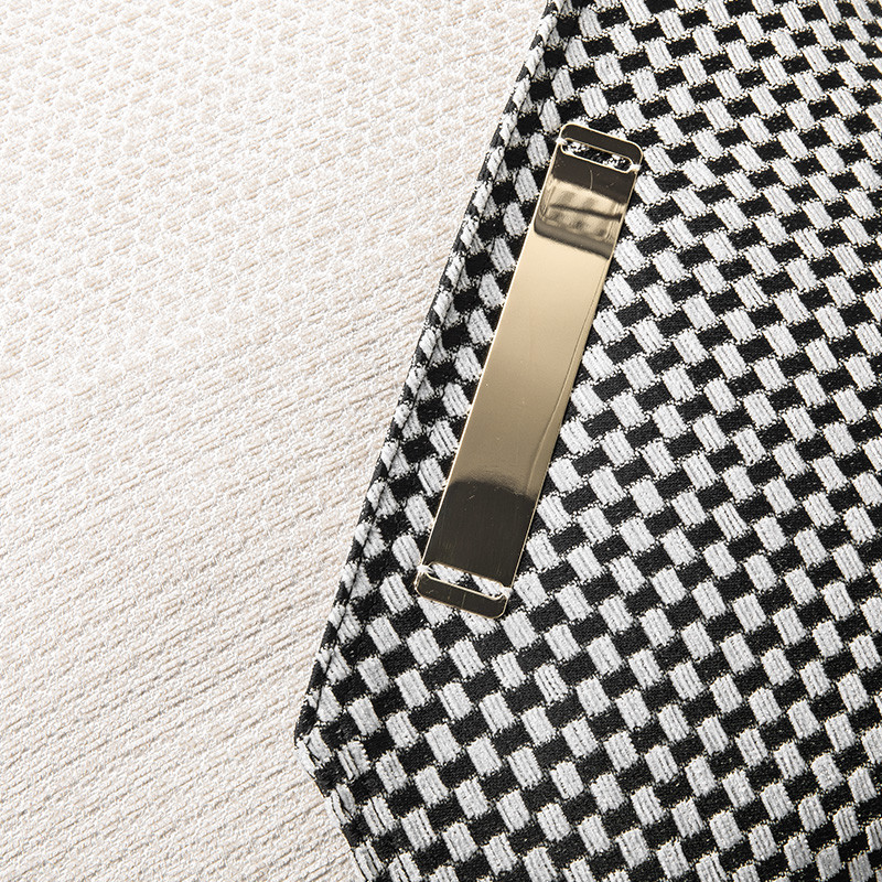 Luksuzni karirani set jastučnica Zlatni metalni ukrasni jastuci za dom za dnevnu sobu, kauč, jastučnica 45x45cm/30x50cm