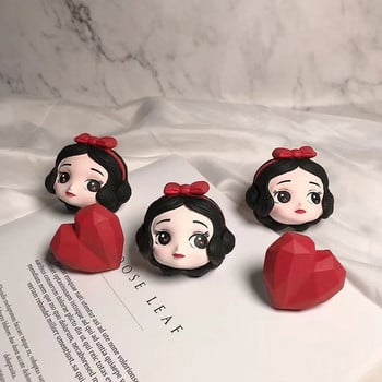 New Arrival Cartoon Snow White Princess Car Perfume Air Outlet Clip Γύψος Διαχύτης αρώματος Πέτρινο Στολίδι αποσμητικό αυτοκινήτου