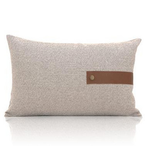 45x45 cm jednostavna smeđa jastučna navlaka za konja pamučno laneno pu kožna kopča jastučnica oko struka jastučna navlaka za naslon 50 cm