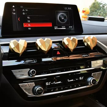 Love Heart Car Car Freshener Car Parfume Clip Diffuser Auto Vent Scent Parfum Diffuser Car Decor Εσωτερικά αξεσουάρ