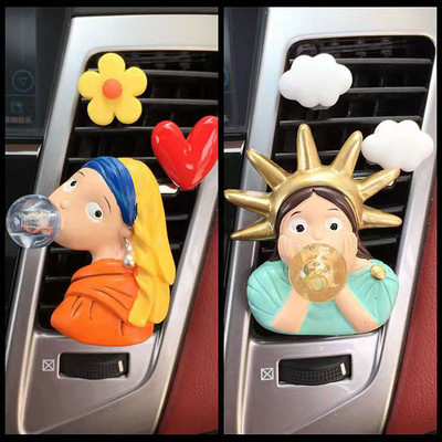 Creative Car Freshener Car Auto Outlet Fragrance Clip In the Car Interior Deco Αξεσουάρ Car Perfume Aromatherapys Diffuser