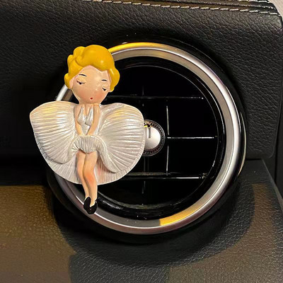 Kreatív autós légfrissítő Auto Air Outlet illatkapocs az autó belsejében Deco kiegészítők autós parfüm aromaterápiás diffúzor