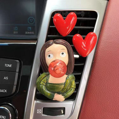 Kreatív autós légfrissítő Auto Air Outlet illatkapocs az autó belsejében Deco kiegészítők autós parfüm aromaterápiás diffúzor