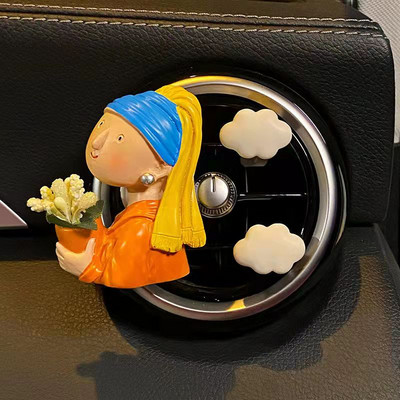 Kreatív autós légfrissítő Auto Air Outlet illatkapocs az autó belsejében Deco kiegészítők autós parfüm aromaterápiás diffúzor