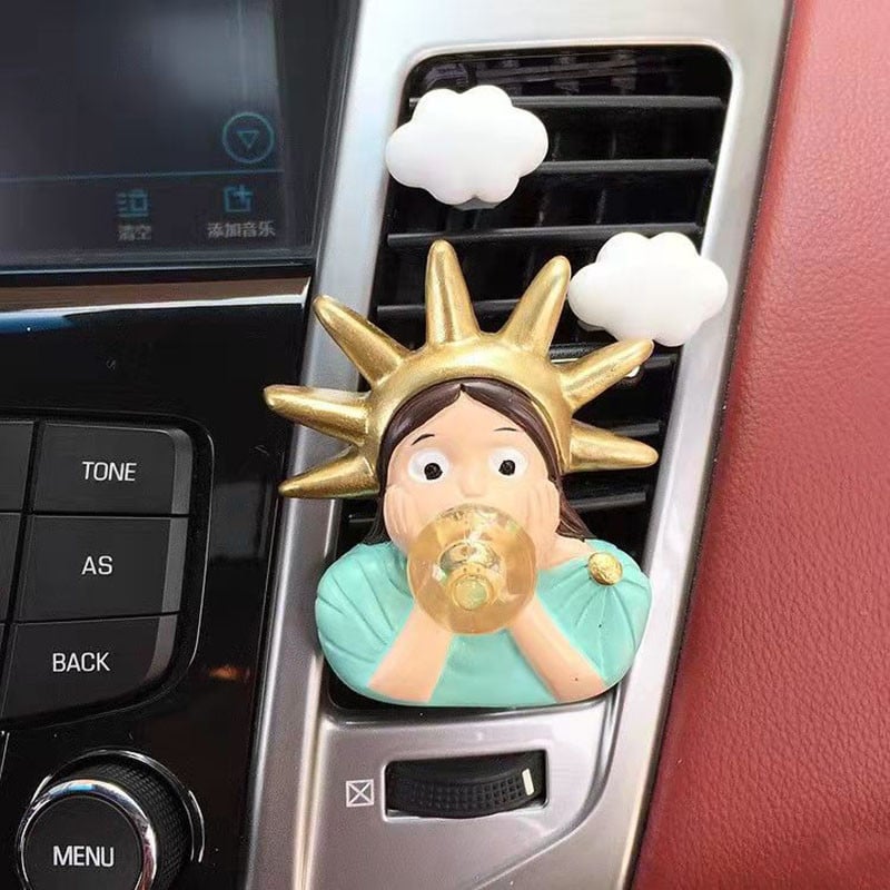 Kreatív autós légfrissítő Auto Air Outlet illatkapocs az autó belsejében Deco kiegészítők autós parfüm aromaterápiás diffúzor