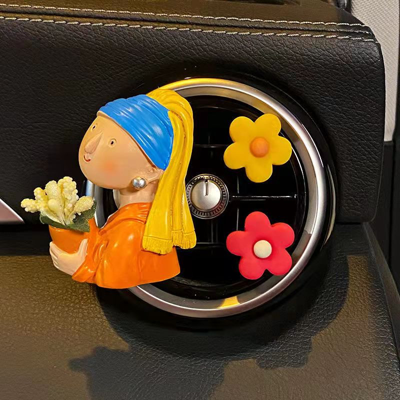 Kreatív autós légfrissítő Auto Air Outlet illatkapocs az autó belsejében Deco kiegészítők autós parfüm aromaterápiás diffúzor