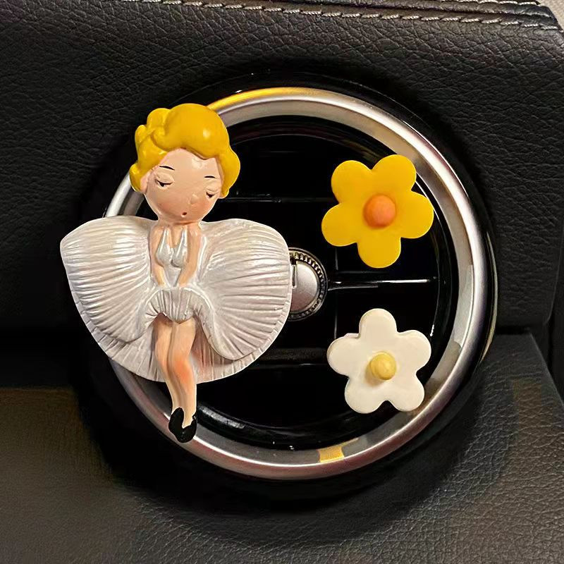 Kreatív autós légfrissítő Auto Air Outlet illatkapocs az autó belsejében Deco kiegészítők autós parfüm aromaterápiás diffúzor